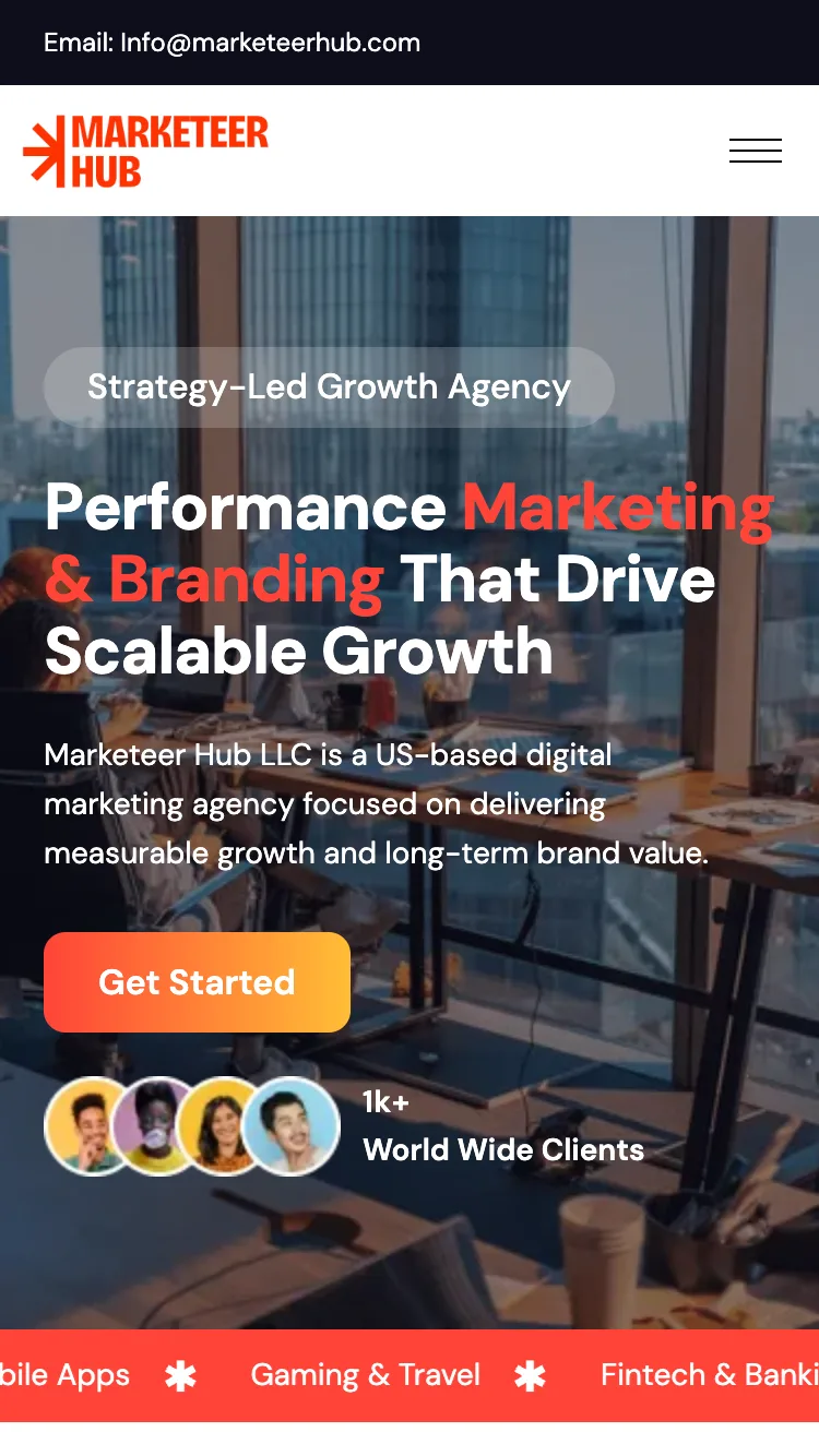 Digital Marketing Hub: Corporate Website