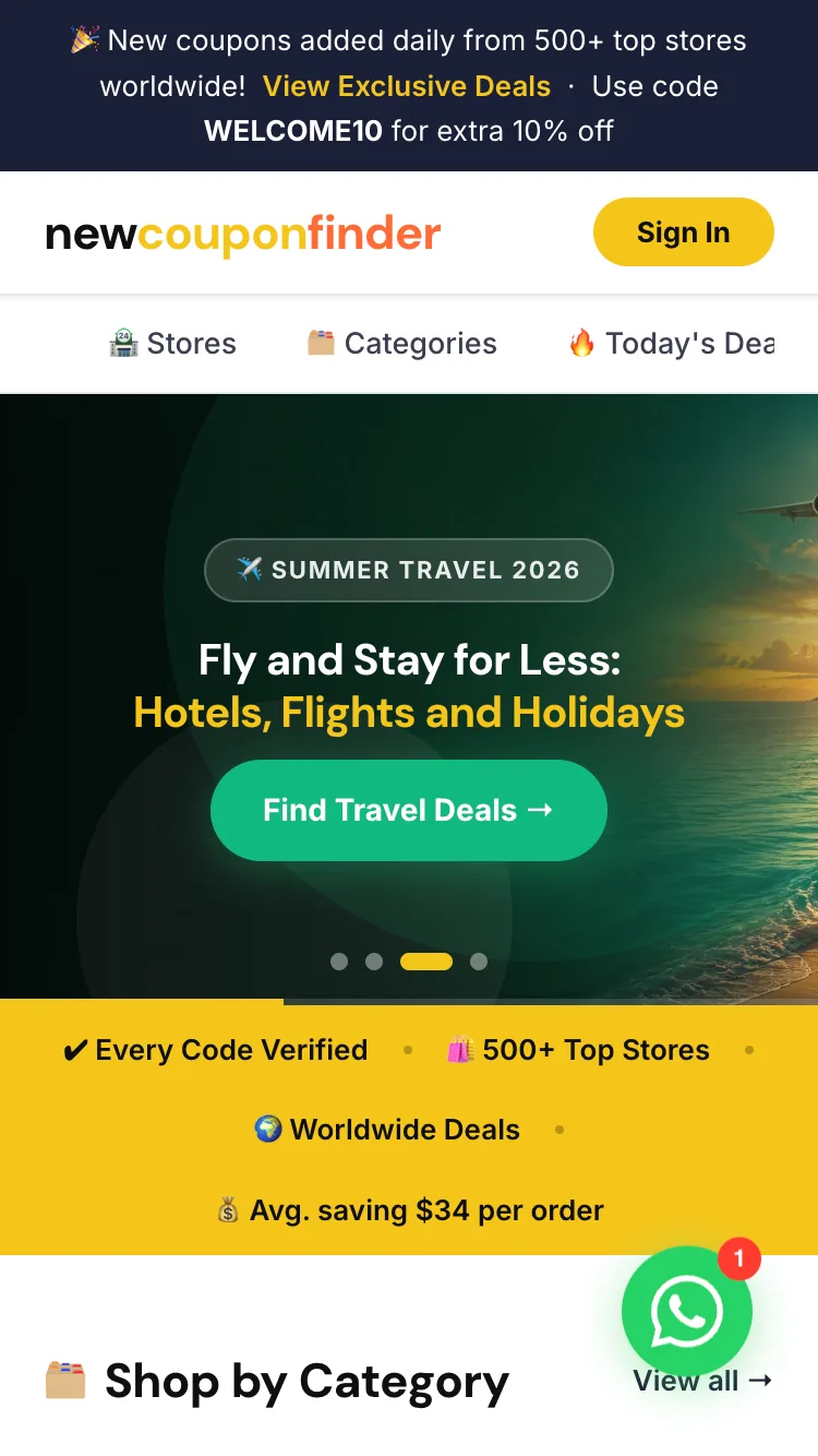 Coupon & Deals Discovery Platform
