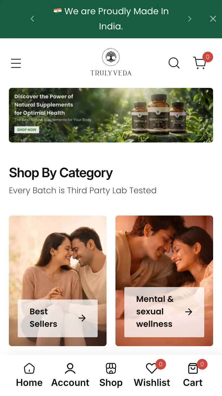 Ayurvedic Herbal Supplements Store: TrulyVeda