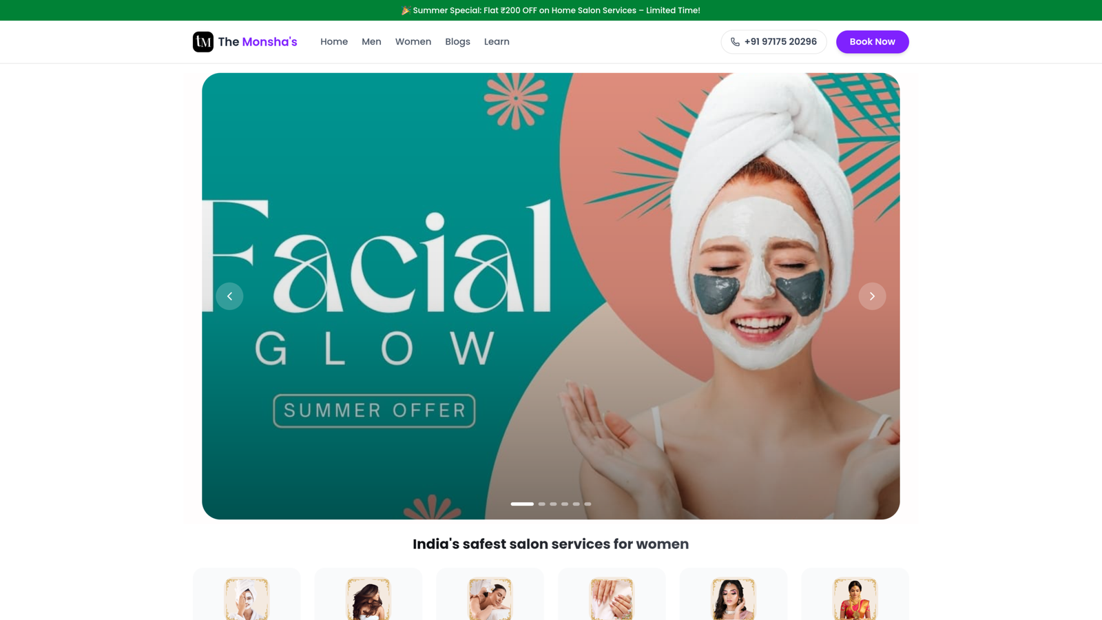 The Monshas WordPress Website website