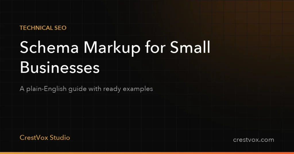 Schema Markup for Small Businesses: A Plain-English Guide (2026)