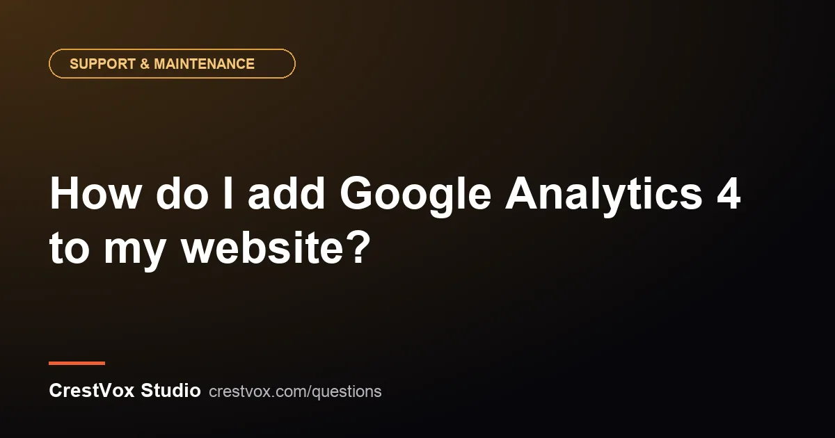google analytics 4