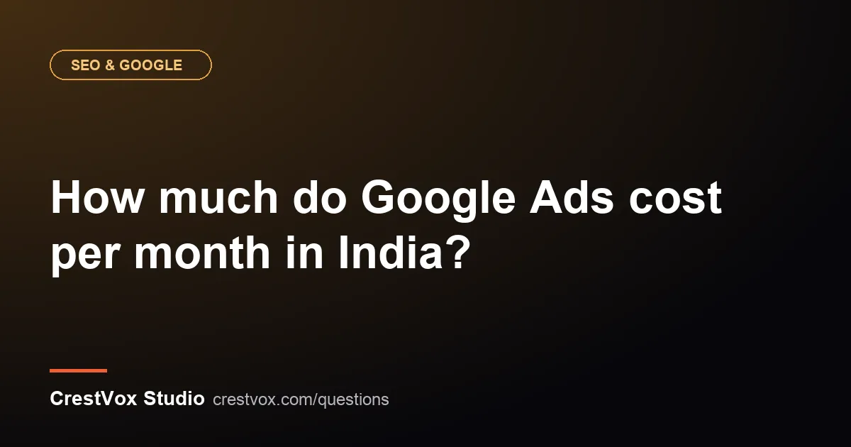 google ads cost