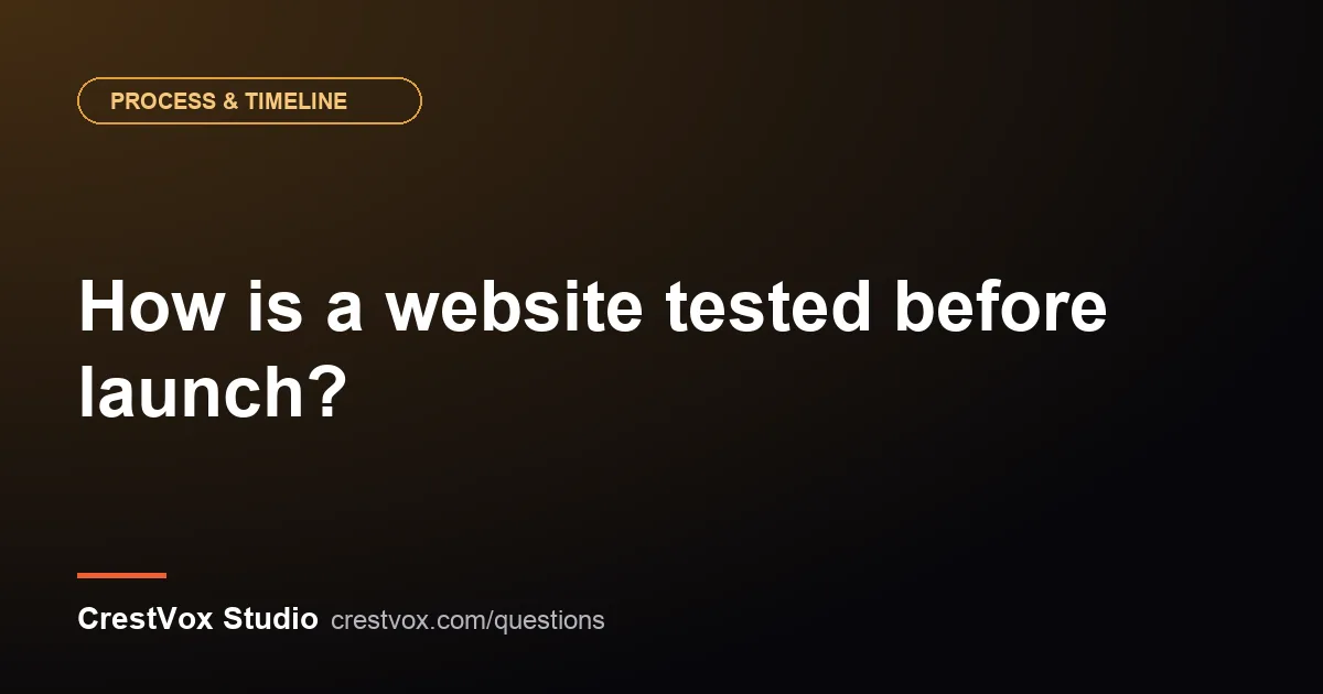 tested before launch