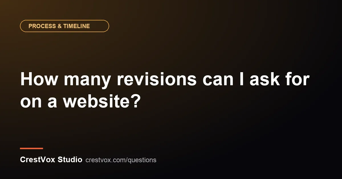 website revisions