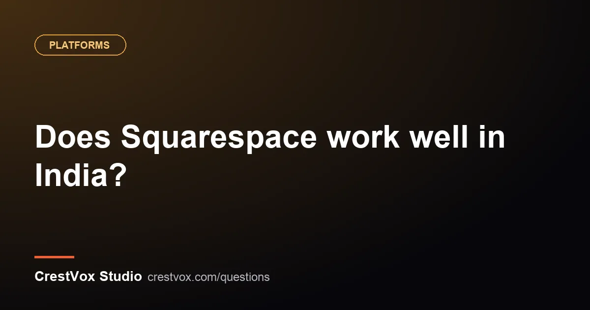 squarespace in india