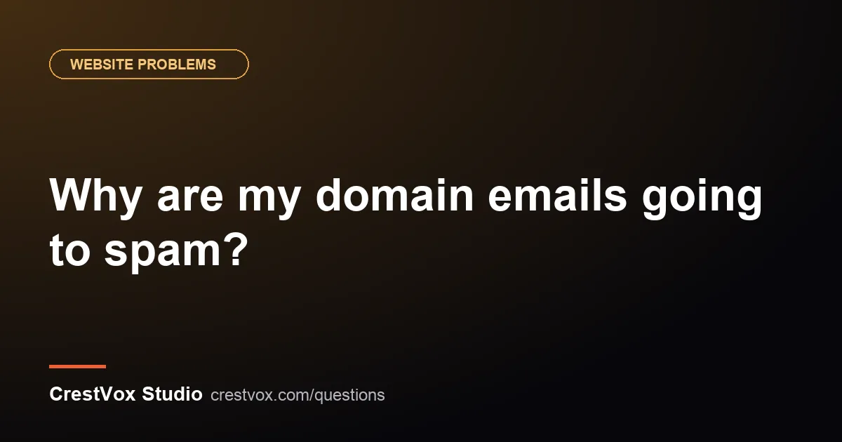 emails going to spam